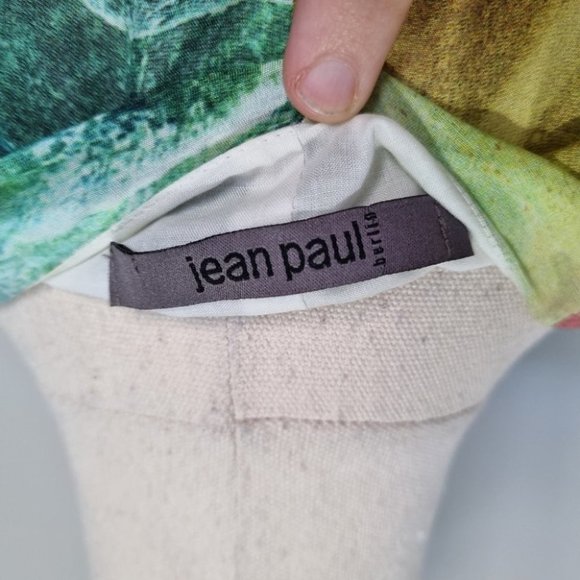 Jean Paul Berlin Multicolour Cotton Bubble Hem A-line Dress Size 10 - Picture 6 of 7